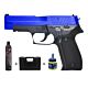 HFC MK8 Gas Pistol (Non-Blowback - GG-106 - Blue - Case/BB/Large Gas Bundle)