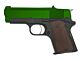 Army R45 Stubby Gas Blowback Pistol (Polymer Body and Slide - Green - R45)
