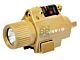 Flashlight MF1 Tactical with Laser (Tan)