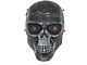 Big Foot Airsoft Full Face T800 Terminator Mask (with Mesh Eye Protection - Silver/Black)