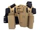 Big Leg Holster 1911 with Two Pouches (Hard - Tan)
