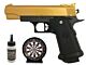  Galaxy G10 Spring Metal Pistol (G10 - Gold) with Big Foot 12