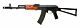 SRC SR74 Gas Blowback Rifle (Long - Wire Stock - Black - GB-202TM)
