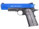 Colt 1911 (Rail) Combat Unit Co2 Blowback Pistol (Black - Cybergun - 180564) (Blue)