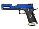 Armorer Works Custom 'Race Guns' Hi-Capa GBBP (Dragon Blue Slide - Grips - AW-HX2202)