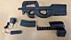 JG D90 SMG with Inbuilt Drum & M4 Magazine (Inc. Battery and Charger - P98-1 - Black)