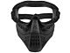 Big Foot Lower Vented Full Face Mask (Clear Lens - Black)