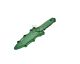 Rubber Knife with Hard Holster (Green)