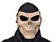 Skull Mask (Skeleton - Bone) with Mesh Eye Protection (Tan)