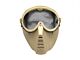 T&D Flying Mask with Mesh Eyes (Tan - TD001N-TN)
