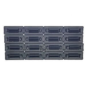 Ares Octa Arms M-Lok Rail Cover Set (Black - ML-RC-001-BK)