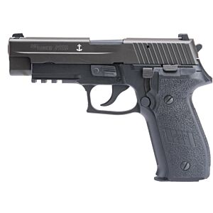 Licensed SIG SAUER ProForce P226 MK25 Gas Blowback Pistol with anchor marking, black