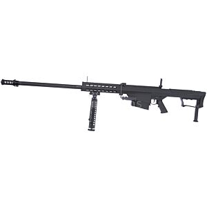 Barrett Snow Wolf M107A1 AEG Sniper Rifle with Bipod (SW-13 BK)