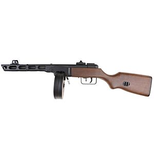 Snow Wolf PPSH AEG (SW-09 - Dual Magazine - Faux Wood)