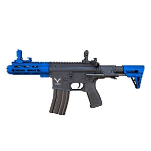 Huntsman Tactical M4 RONIN M-Lok AEG (Full Metal with Mosfet - Inc. Bat. and Charger - HMT19) Blue
