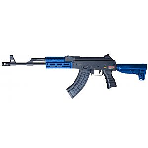 Golden Eagle AK Tactical Carbine AEG (Full Metal - Inc. Bat. & Charger - Blue - 6840C)