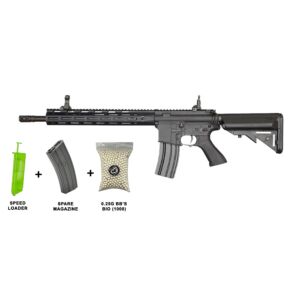 [Bundle] Cyma M4 M-Lok (Nylon Fibre - Mosfet/QD Spring - Inc. Bat. & Charger - CM623)