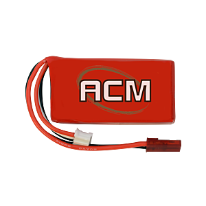 ACM 11.1v 350mAh 3S 40C LiPo Battery (HPA - JST)