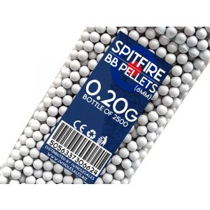 Spitfire BB Pellets 0.20g (2500 Bottle - White)