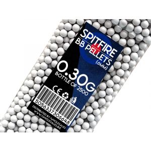 Spitfire BB Pellets 0.30g (2500 Bottle - White)