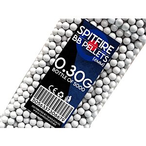 Spitfire BB Pellets 0.30g (5000 Bottle - White)
