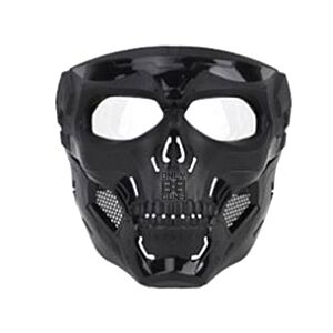 Big Foot Full Face Skull Mask (Black)