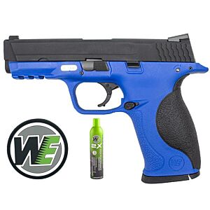 WE M&P Bird GBBP (Blue Lower Body) with WE Patch & Gas (Bundle Deal)