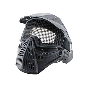 Big Foot Tactical Full Face Protection with Eye Protection (Re-Enforced) (Black)