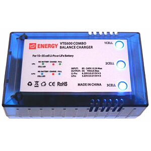 Li-Po and LiFe 700mA Charger Pack for 1S to 3S (3.7 v- 7.4v - 11.1v)
