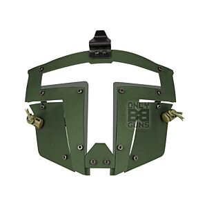 Big Foot Spartan Clear Glass Face Mask (OD)