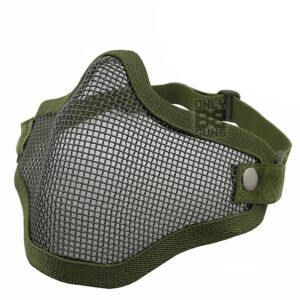 Big Foot V1 Strike Steel Half Face Mask (One Belt Version) (OD)