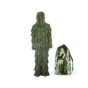 Big Foot Ghillie Suit Burrs Camouflage Woodland