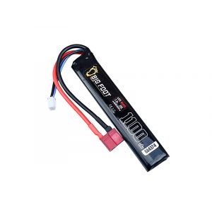 Big Foot Heat Lipo Battery 1100 mAh 7.4v 20c (Stick - 100mm - VZ58 Compatible - DEANS)