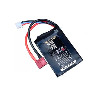 Big Foot Heat Lipo Battery 1300 mAh 7.4v 20c (Square - 102mm - DEANS)