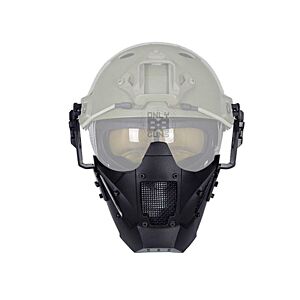 Big Foot Tactical JF Mesh Mask (AF Helmet Fit - Black)