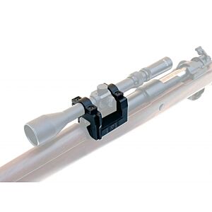 Double Bell Scope Mounts (Black - 98-L-1)