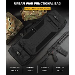 Big Foot Urban War Rifle Bag (Size: 92 x 32 x 9.5cm - 900D - Black)