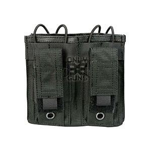Big Foot Magazine Pouch (Open Top - Double - Black)