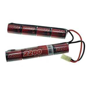 ACM 9.6v 2200mAh 4/5SC NiMH Cranestock Battery (2 Way Split - Mini Tamiya)