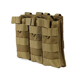 Big Foot Tactical Three Magazine Pouch for M4/AK/AUG (Tan)
