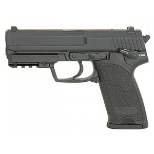 Cyma CM125 ST8 AEP Pistol (P8 style) electric sidearm in modern black finish