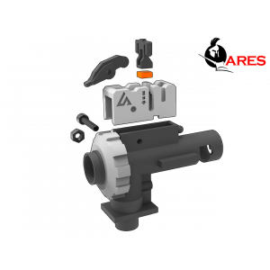 Airtech Studios Top-Down-Center (TDC) Bracket Integration Kit for: Ares Amoeba M4 Hop-up chamber