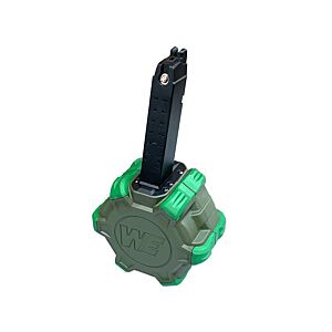 WE Gas Drum Magazine for 17 Series (350 Rounds - OD)