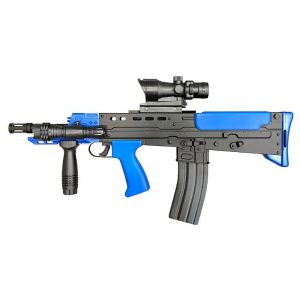 Vigor L86A2 Spring Rifle with Torch and Red Dot Sight (Blue - L86A2)