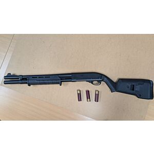 Golden Eagle M870 MP Tri-Shot Gas Pump Action Shotgun (8886 - Black)