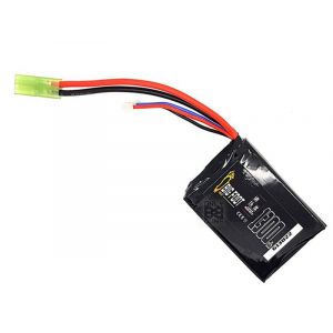 Big Foot Heat Lipo Battery 1300 mAh 7.4v 20c (Square - 102mm)