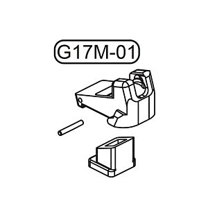 GHK Original Parts - Magazine Lip Set for Glock G17 Gas Magazine ( G17M-01 )