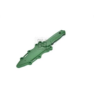 Rubber Knife with Hard Holster (Green)