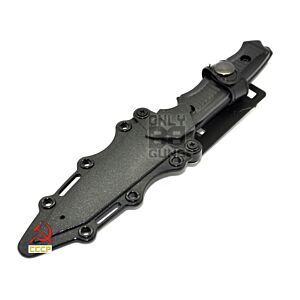 Rubber Knife with Hard Holster (Black)