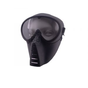 Big Foot Small Flying Mask with Nylon Goggle (Black)